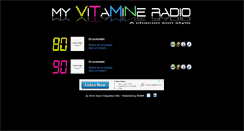 Desktop Screenshot of myvitamineradio.com